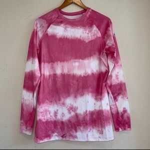 Nike Pro Combat Dri-Fit Pink Tie Dye Fitted